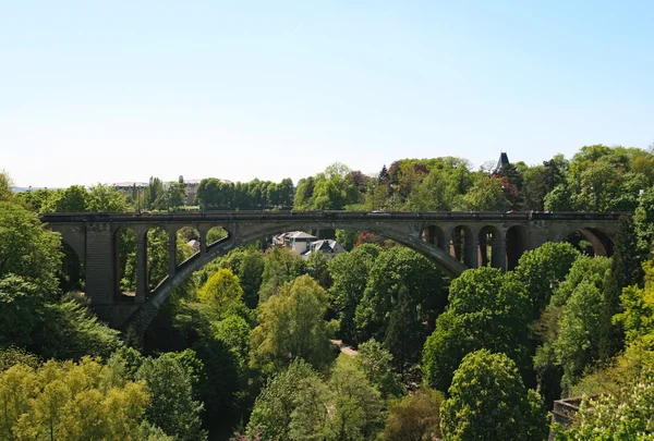 Adolphe bridge, Luxembourg city, Luxembourg — Stock Photo, Image