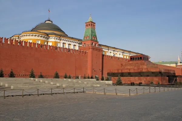 Roter Platz. Lenin-Mausoleum — Stockfoto