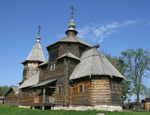 stock image Transfiguration Church from village Kozliatyevo, Koltchugino reg