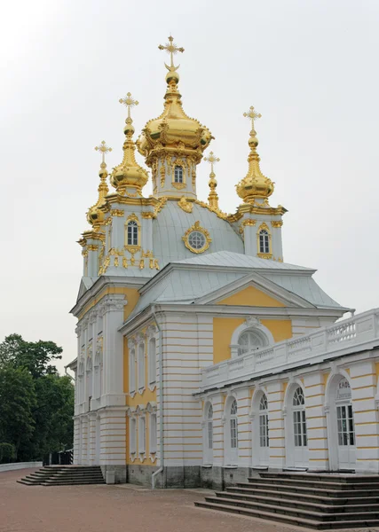 Peterhof kaplica, zachód — Zdjęcie stockowe