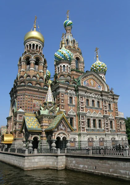 Kirche des Erlösers auf Blut. St. Petersburg, Russland. — Stockfoto