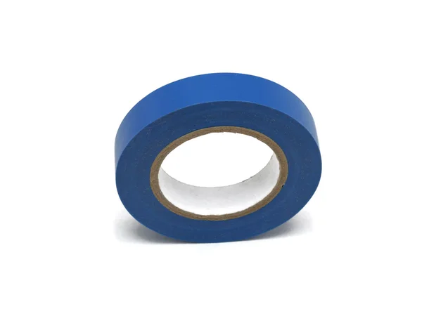 青い電気絶縁テープ、絶縁 — ストック写真