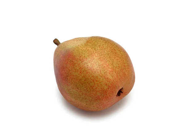 Tasty ripe green pear Anjou, isolated — Stock Photo, Image