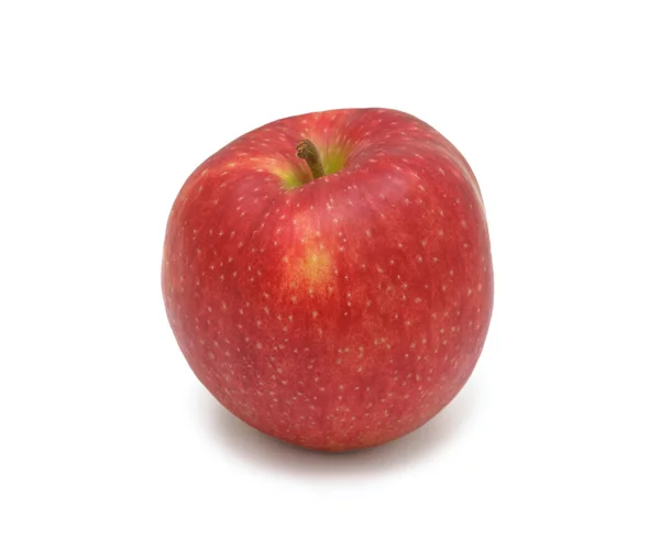 Стерти червоне яблуко, ізольоване — стокове фото