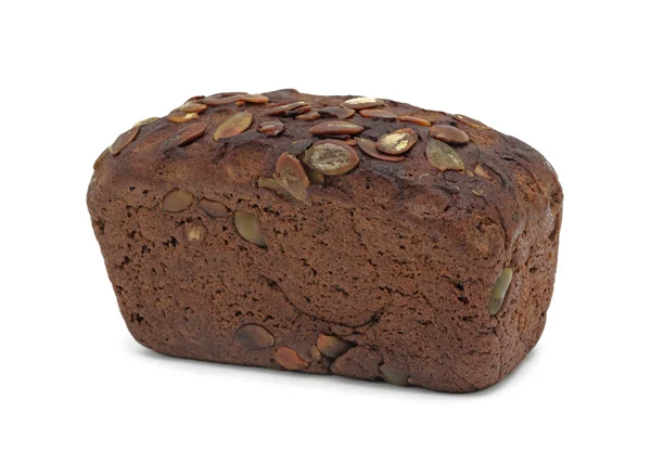 Pumpkin Seed Bread, isolated — Stock Photo, Image