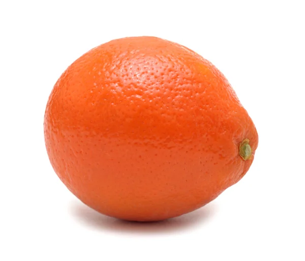 Mandaryn pomarańczowy, na białym tle — Zdjęcie stockowe