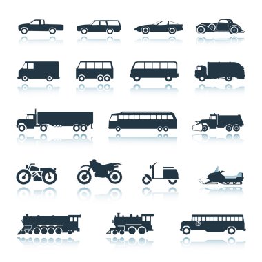 Icon Vehicles vector clipart