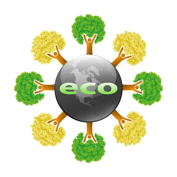 Écologi — Image vectorielle