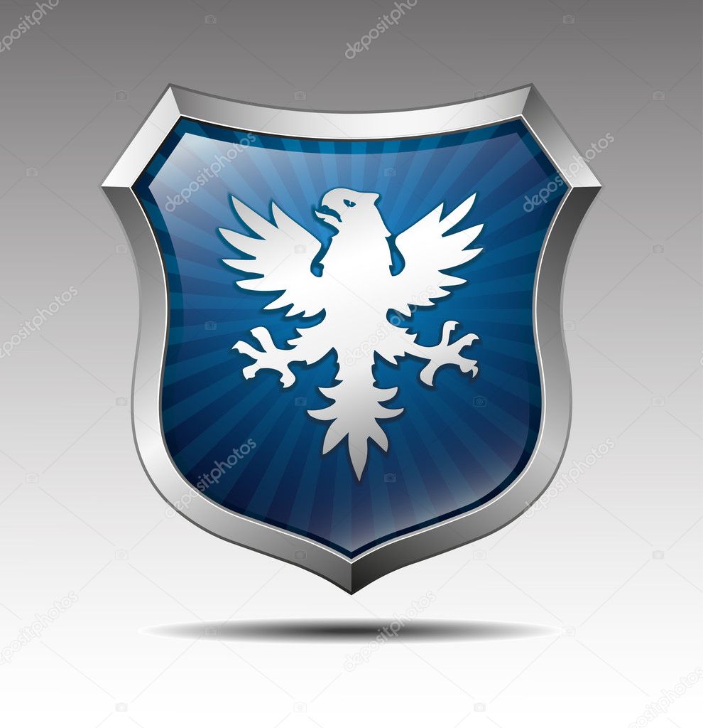 Arms in an eagle vector