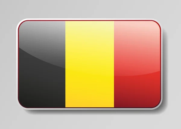 Vlag van België — Stockvector