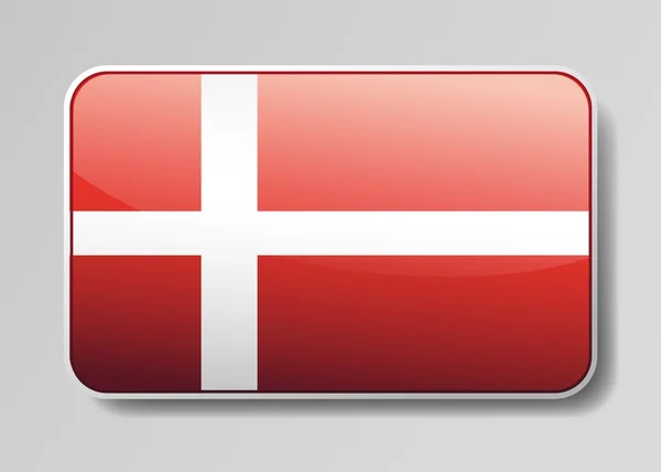 stock vector Flag of Denmark