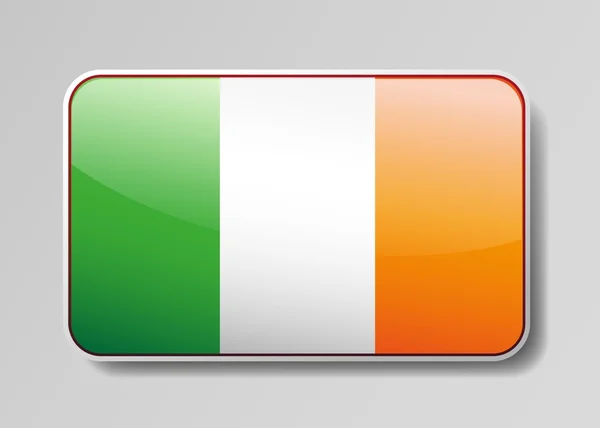 Bandeira da Irlanda — Vetor de Stock