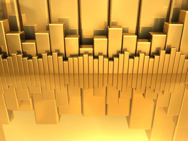 Gold Charts — Stock Photo, Image