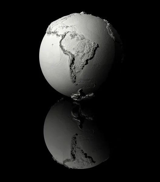 White Globe - Южная Америка — стоковое фото