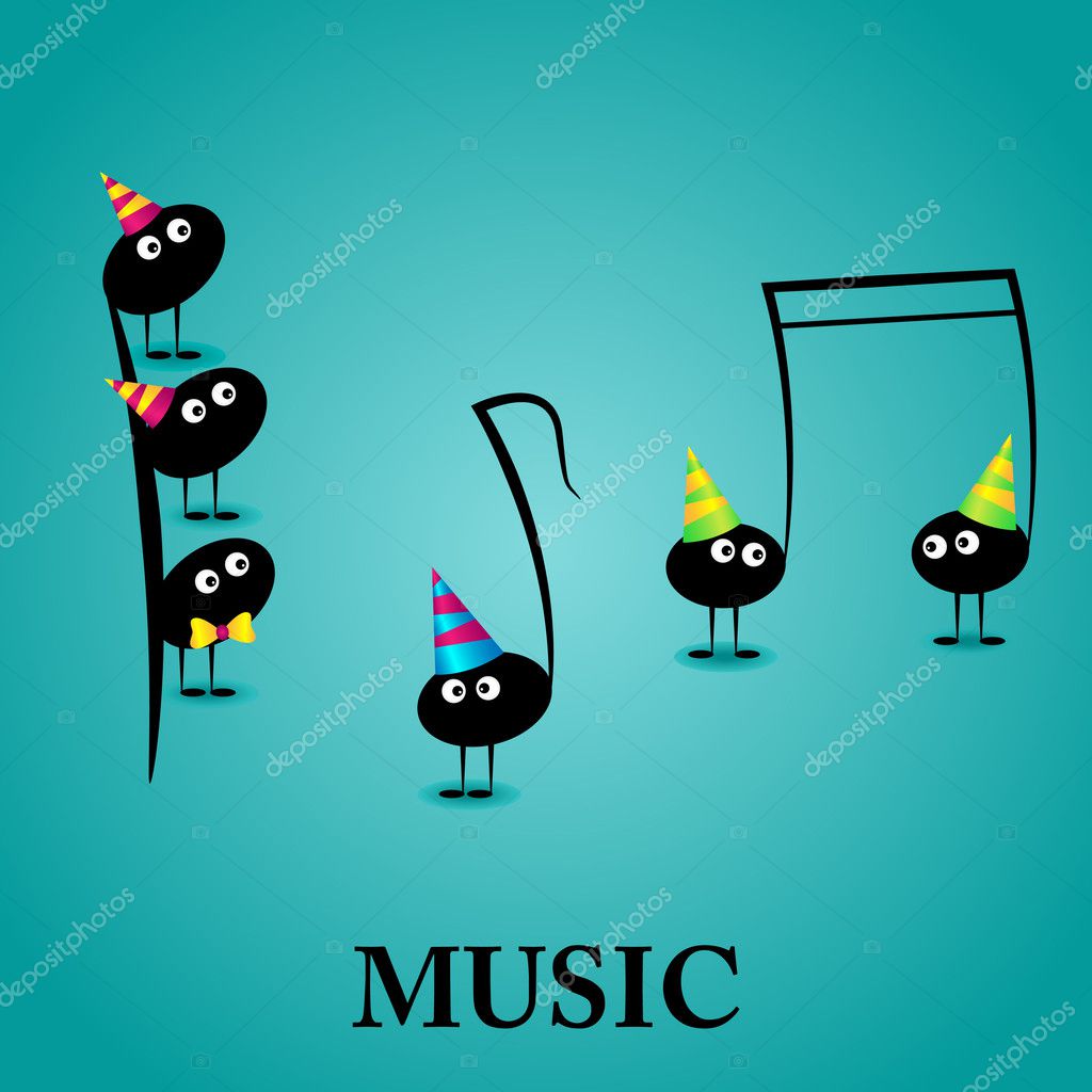 1 669 Music Notes Funny Vectors Royalty Free Vector Music Notes Funny Images Depositphotos