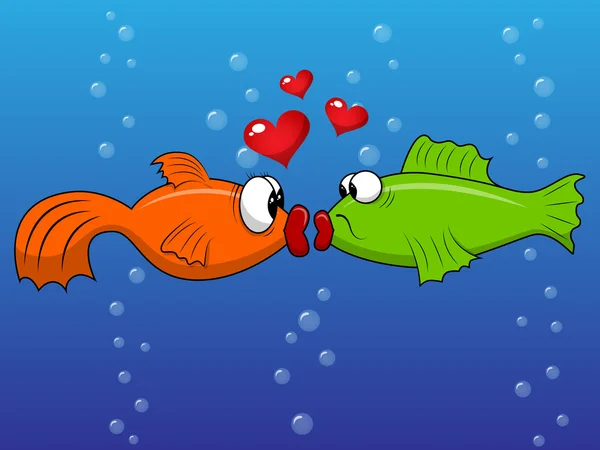 Риба любові — стоковий вектор