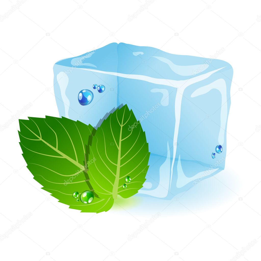 Mint with ice
