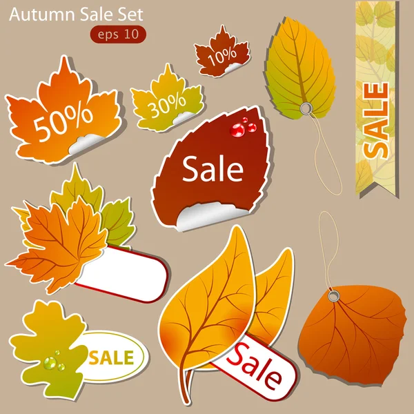 Herbstschlussverkauf — Stockvektor