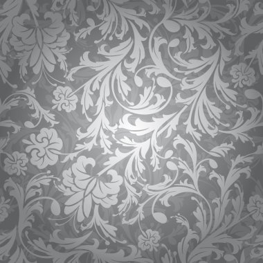 Seamless floral pattern clipart