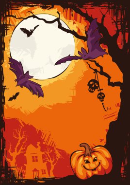 Halloween vector background clipart