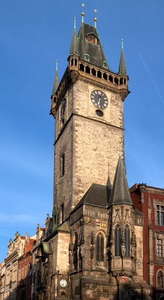 Radniční věž v Praze — Stock fotografie