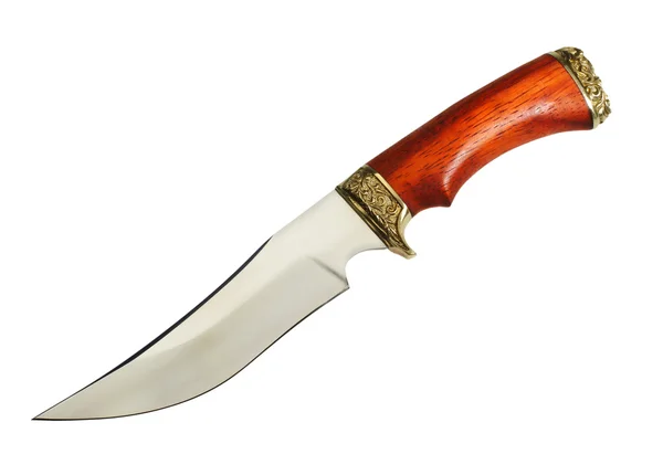 Beyaz arkaplanda bıçak — Stok fotoğraf