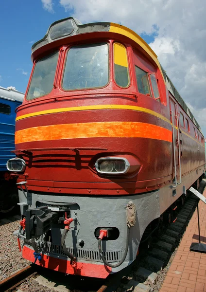 Diesel engine - the locomotive — Stock Photo, Image