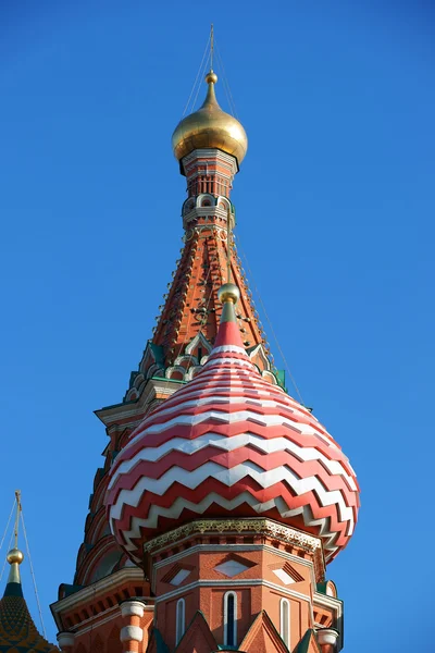 瓦西里是有福的寺庙，在莫斯科拍摄 — 图库照片