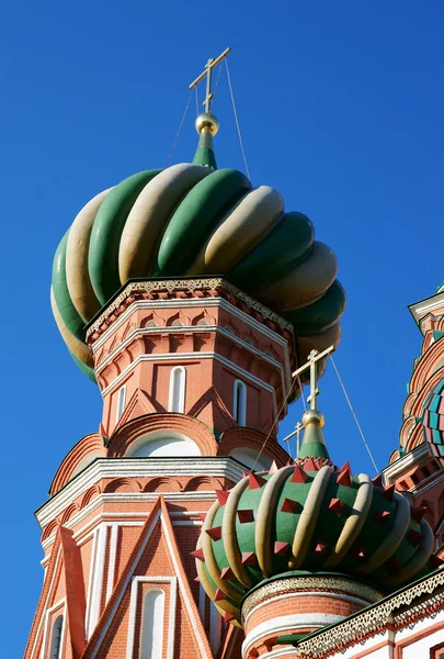 Vaszilij templom áldott, fényképezett Moszkvában — Stock Fotó
