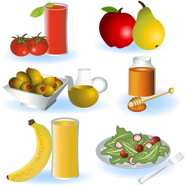 Aliments végétariens 2 — Image vectorielle