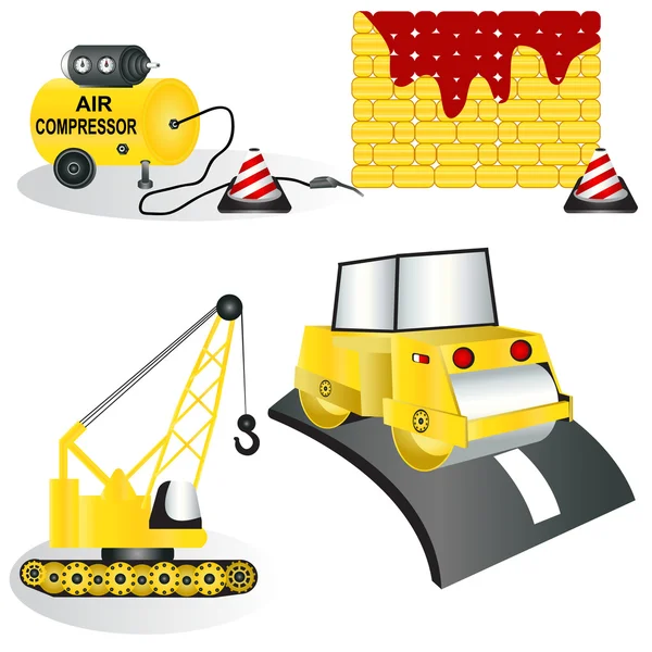 Iconos de construcción 2 — Vector de stock