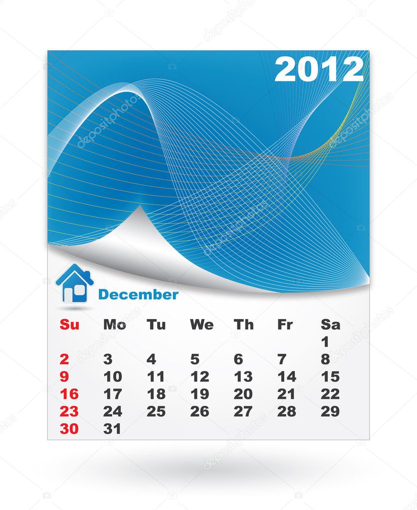 December - Calendar Design 2011