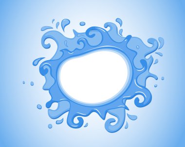 Water splash clipart