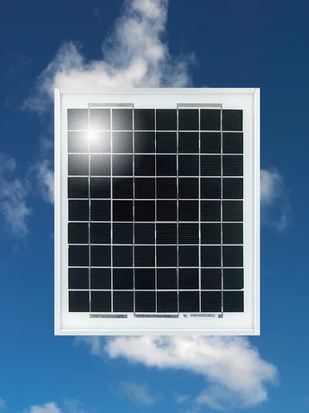 Панелі сонячних батарей — стокове фото