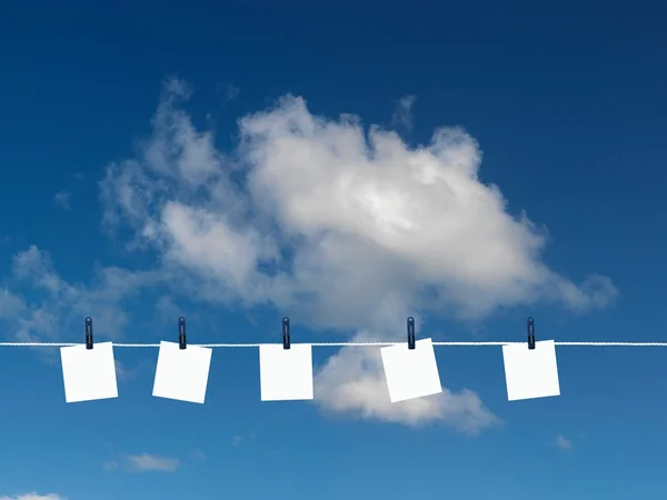 stock image Clothes Line Memo