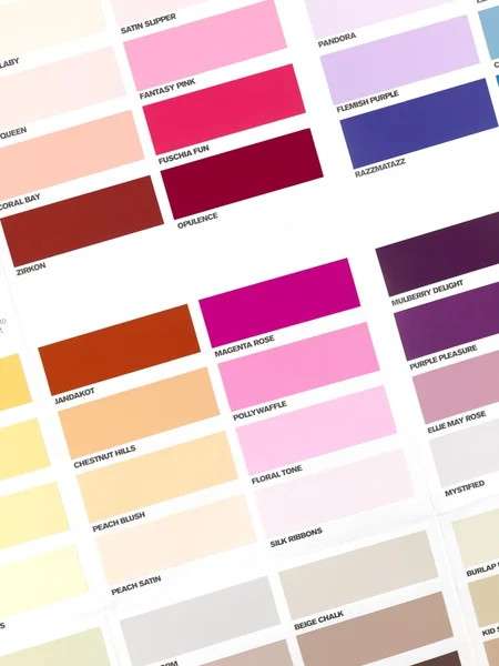 stock image Color Paint Chart