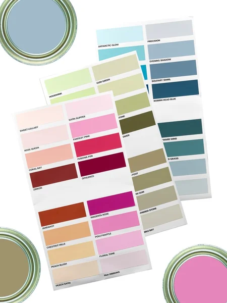 stock image Color Paint Chart