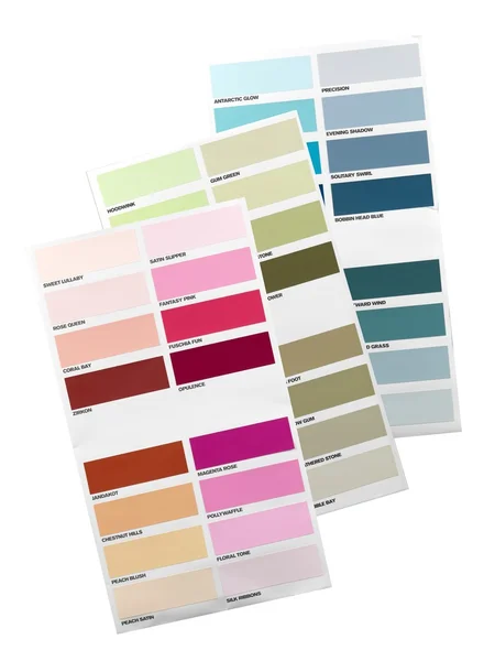 stock image Color Paint Chart