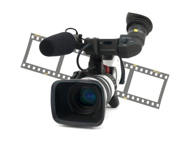 Professional Video Camera clipart