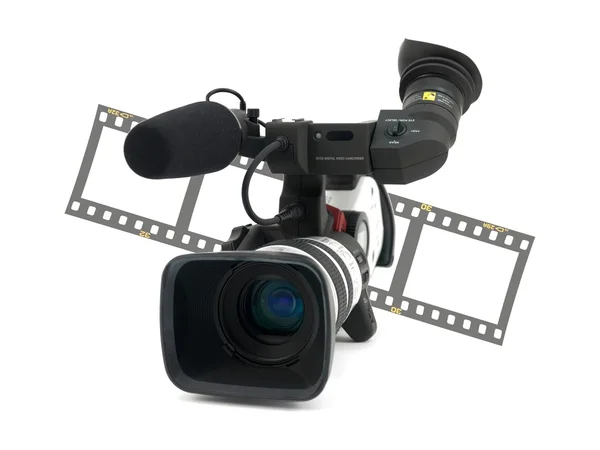 プロフェッショナル ビデオ カメラ — ストック写真