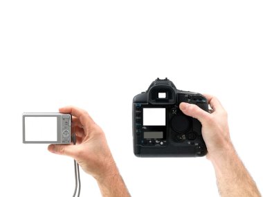 Hand Held Digital Camera clipart