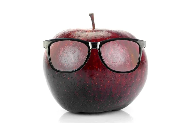 Czerwone jabłko — Zdjęcie stockowe