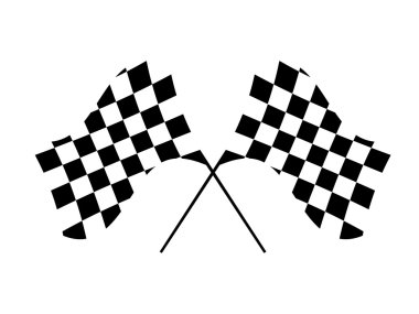 Checkered Flags clipart