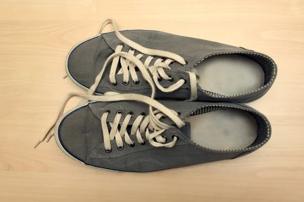 Grey Sneakers — Stock Photo, Image