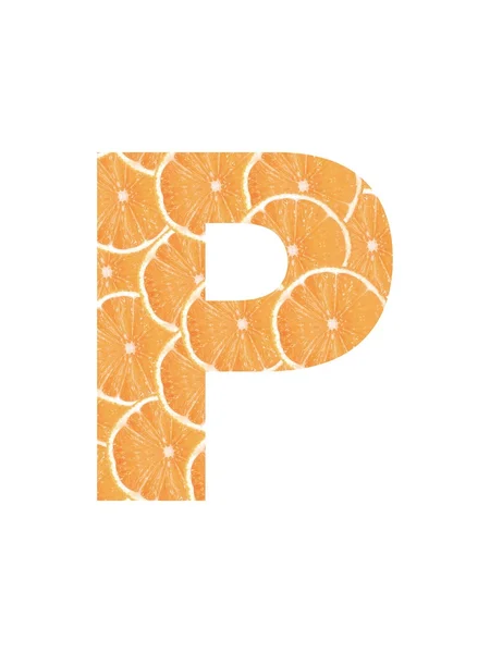 과일 알파벳 — 스톡 사진