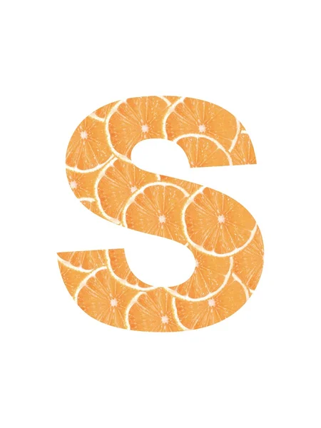 Alfabeto della frutta — Foto Stock