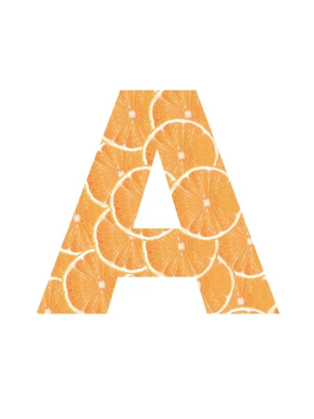 Alfabeto de fruta — Fotografia de Stock