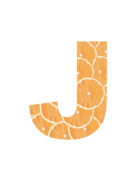 Alfabeto della frutta — Foto Stock