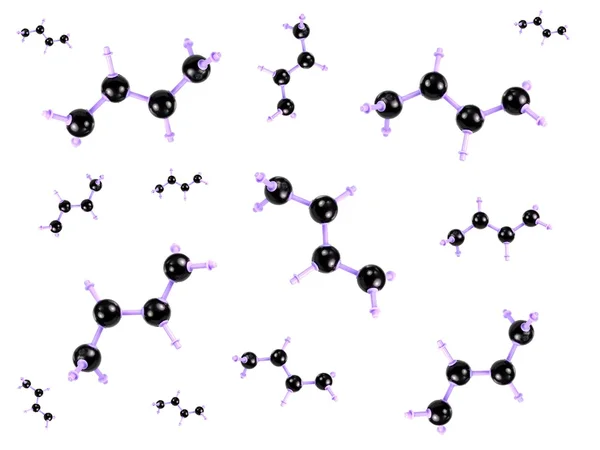 Молекули пасма — стокове фото