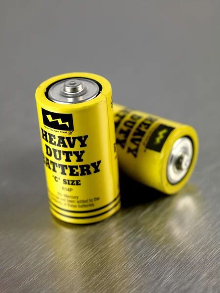 Rektangulære batterier – stockfoto